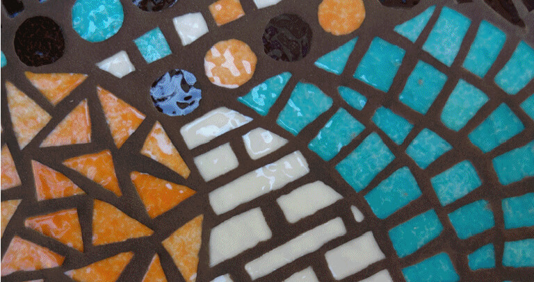 Mosaique contemporaine en Emaux de Briare - Sud Vitrail Mosaïque