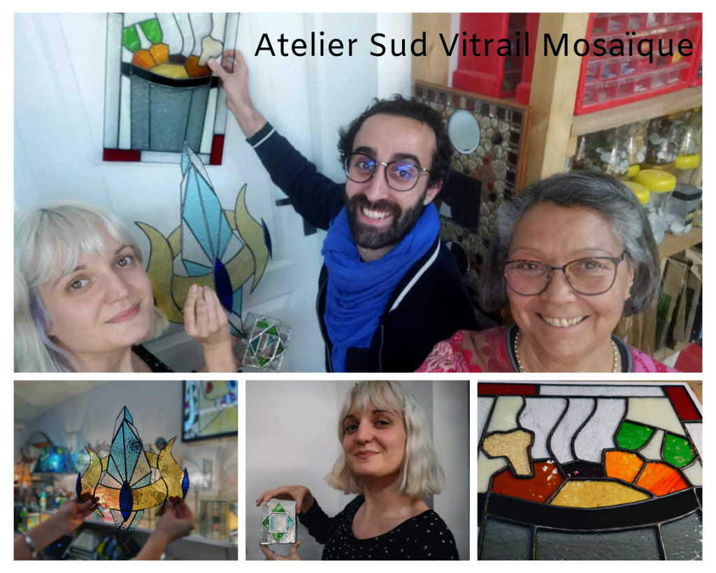 Stage Vitrail tiffany - Session Décembre 2019 à Atelier Sud Vitrail Mosaïque