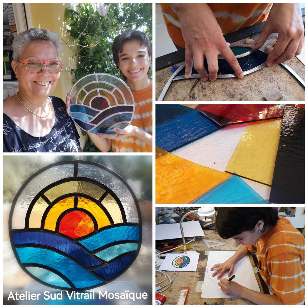 Journée Decouverte Vitrail avec Paloma - Sud Vitrail Mosaique