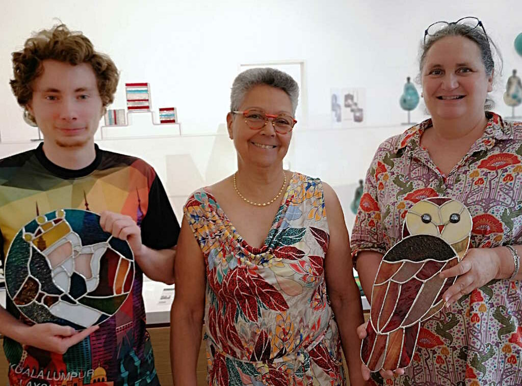 Stage Vitrail Tiffany avec Paul et Magali - Atelier Sud Vitrail Mosaïque